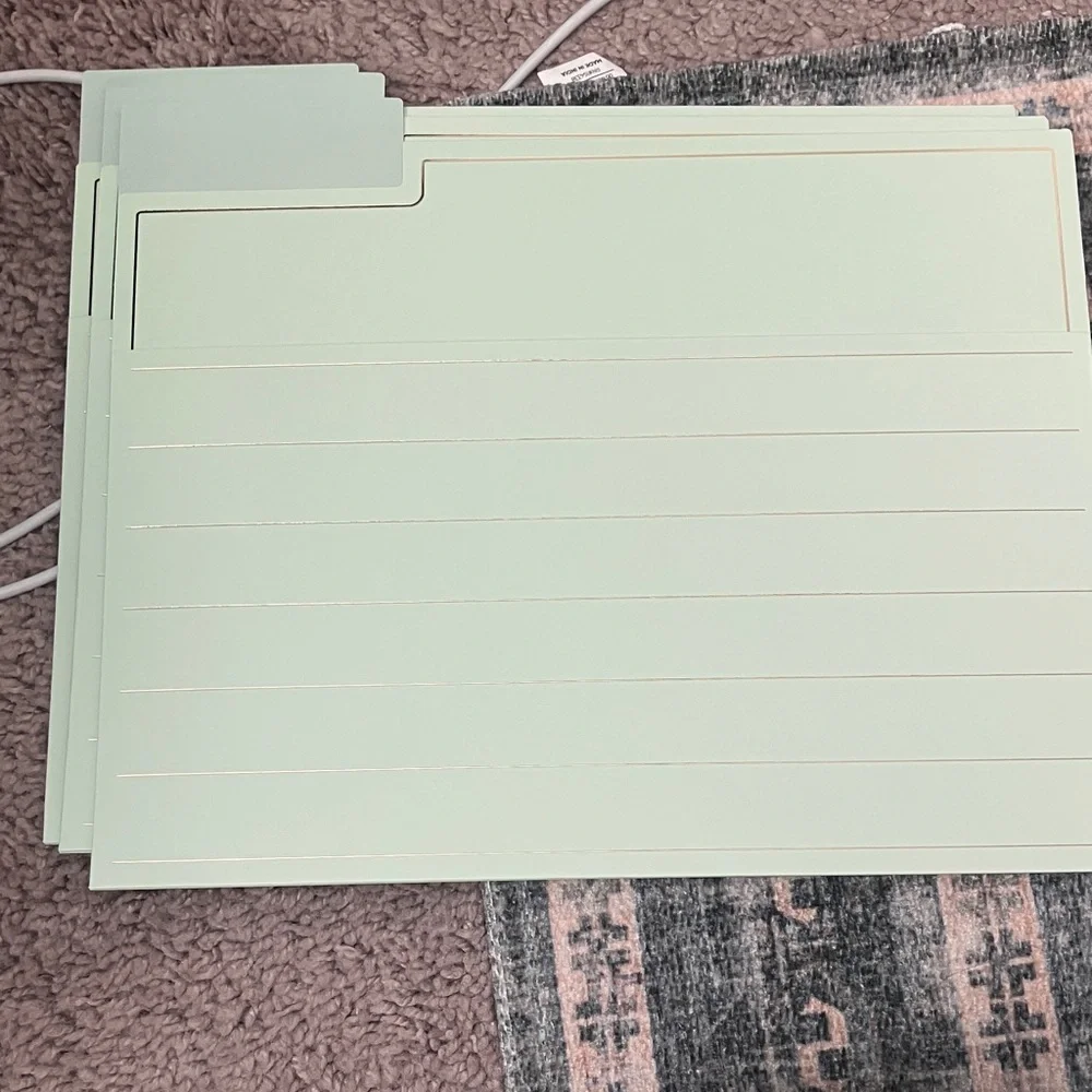 U Brands Paper Folder 9ct File Folders with Pockets Soft Pastels for Home Office